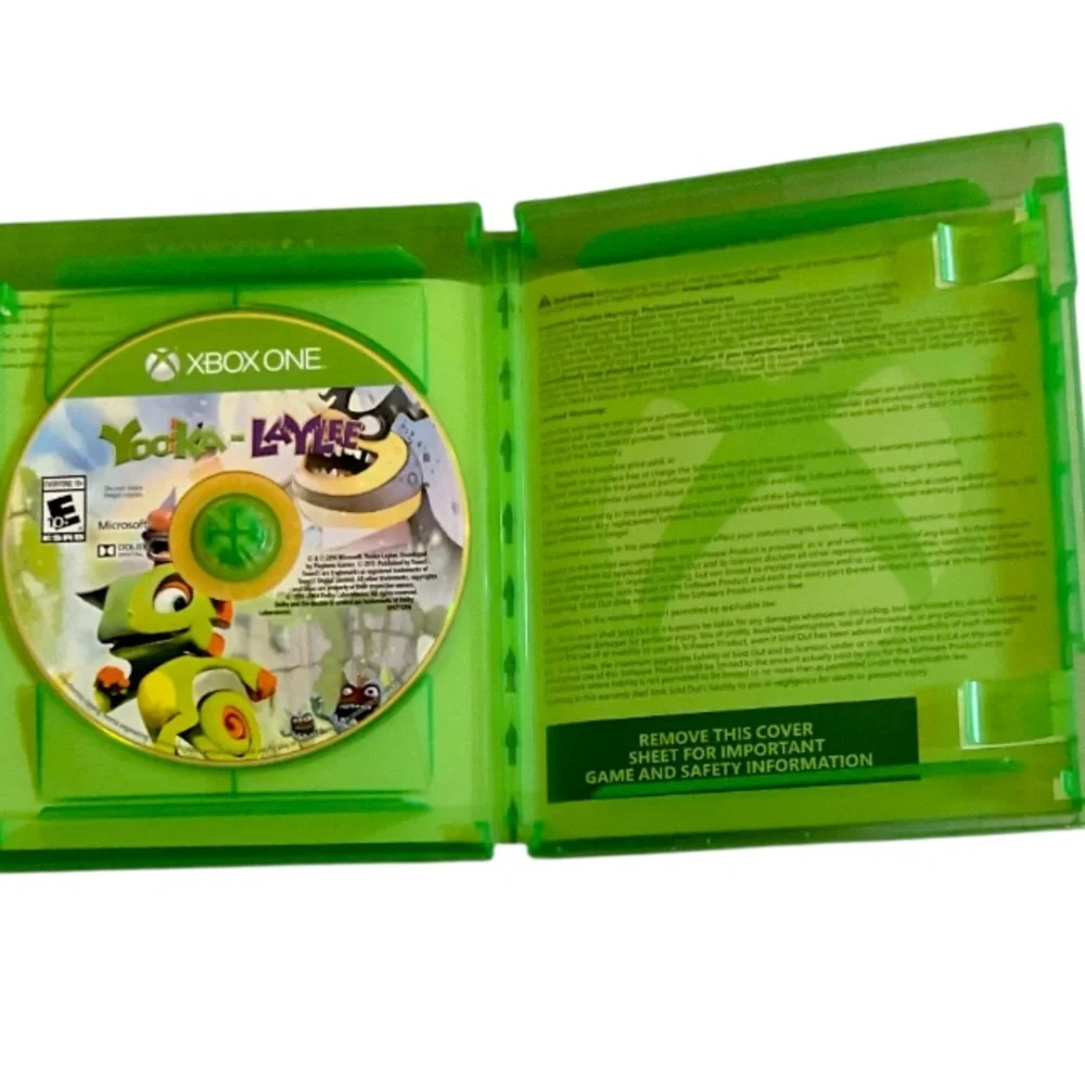 Yooka-Laylee Microsoft Xbox One Video Game CIB